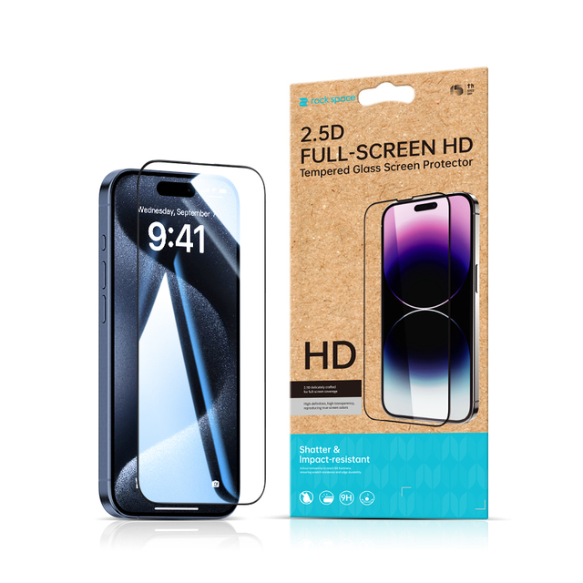 For Space 9H Hardness Adhesive 2.5D Ultra-Thin Tempered Glass HD Screen Protector for Anti-Shock