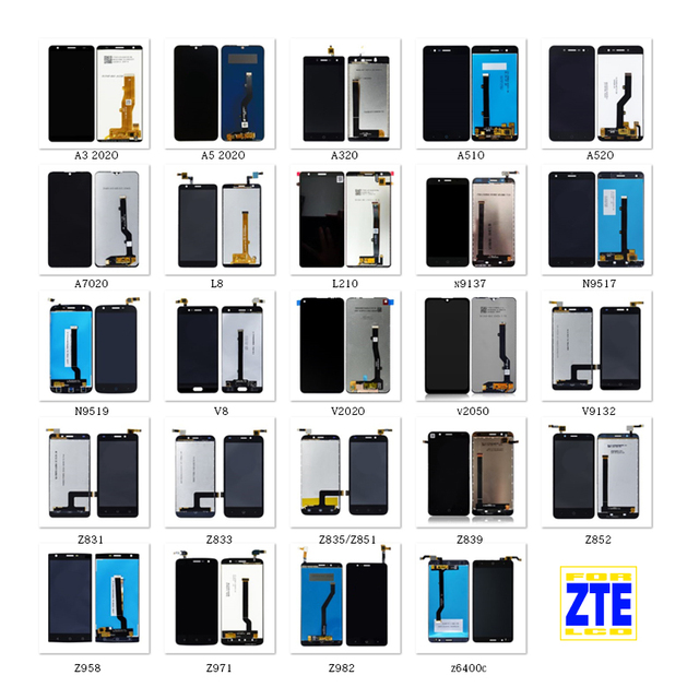 Venta Al Por Mayor De Pantallas De Reparacion De Telefonos Movile Lcd Screen for Zte Blade