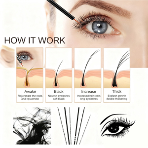 Sérum pour sourcils et <span class=keywords><strong>cils</strong></span> professionnel, à base d'ingrédients naturels, pour une croissance accrue, efficace au Royaume-Uni, nouvelle formule avancée - Product Image 3