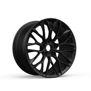 Hongxin Nouvelles Jantes Multi-Rayons en Alliage d'Aluminium Forgé 6061 Noir Mat de 16 à 24 Pouces, Ajustement Universel pour Véhicules de Tourisme - Product Image 4