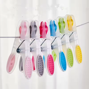 Pinces à <span class=keywords><strong>linge</strong></span> en plastique suspendues, pinces à <span class=keywords><strong>linge</strong></span> colorées, pinces à <span class=keywords><strong>linge</strong></span> avec ressorts pour le séchage du <span class=keywords><strong>linge</strong></span> - Product Image 4