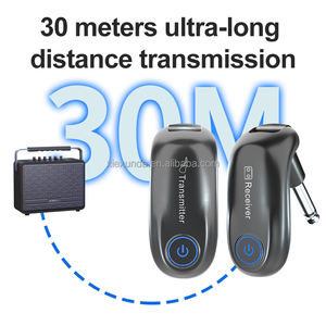 Sistema transmisor inalámbrico universal <span class=keywords><strong>para</strong></span> guitarras eléctricas, bajos y teclados con receptor transmisor inalámbrico - Product Image 2
