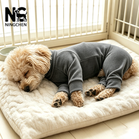 Combinaison intégrale pour chien G-4-Legged, en polaire très extensible et chaude, pour chiens de taille moyenne à grande, pour les promenades en extérieur