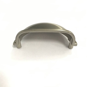 Customized Color <strong>Brush</strong> Nickel Zinc <strong>Kitchen</strong> Hardware Cabinet Door Europe Cup Pull <strong>Handle</strong> 3inch 76mm Drawer Dresser Cup <strong>Handle</strong> - Product Image 6