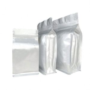 Sacs en aluminium à fermeture éclair auto-adhésive personnalisés avec logo imprimé 10x20cm pour emballages promotionnels alimentaires - Product Image 1