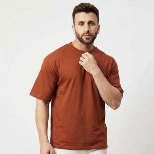 Camiseta de Punto Extra Grande para Hombre, Más Vendida, Colores y Tallas Personalizables, 100% Algodón, Secado Rápido, Alta Calidad, Precio Bajo, Venta al Por Mayor - Product Image 1
