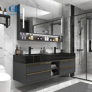 2024 chất lượng cao hiện đại treo tường Water Proof Vanity phòng tắm vanities tủ với phòng khách