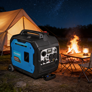 Powerac Portable Silent 4-Stroke <b>Gasoline</b> <b>Generator</b> 50Hz 3KW 79cc Handheld Recoil Start 2-Year Warranty IE CE Certified - Product Image 3