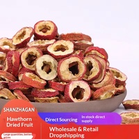 Nouvelles Produites : Thé aux Tranches d'Aubépine, Origine Shandong, en Vrac, en Sachets, Fournisseur Direct, Séché, Vente en Gros