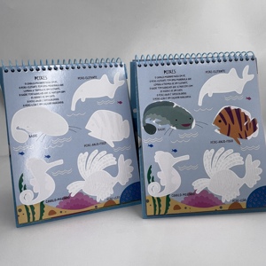 Toddler yên tĩnh Cuốn Sách Đầu học tập hoạt động phù hợp với trò chơi đồ chơi trẻ em giáo dục Băng ma thuật bận rộn Sách đồ chơi - Product Image 6