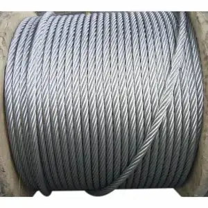 中国工厂304不锈钢钢丝绳1.5毫米-20毫米7*19低碳钢丝绳