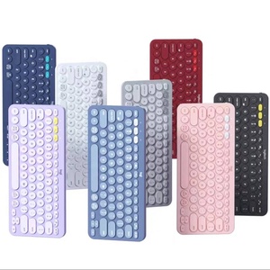Tùy Chỉnh Nga Cho <span class=keywords><strong>Logitech</strong></span> K380 Thiết Bị Chuyển Mạch Ergonomic Không Dây Di Động Bàn Phím Cho Văn Phòng iPad USB PC Điện Thoại Máy Tính Máy Tính BT-Mới - Product Image 1