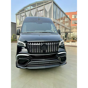 Mercedes Sprinter Luxury Business <span class=keywords><strong>Van</strong></span> Noir Or Intérieur Cloison Complète Ascenseur 42 "<span class=keywords><strong>TV</strong></span> Canapé-Lit Certifié CE Fit - Product Image 1