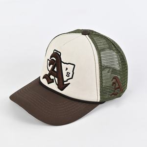 Casquette de baseball réglable pour sports de plein air, broderie lettre A, protection solaire, pour hommes et femmes, chapeau de pêcheur en tissu courant - Product Image 2