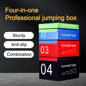 Caja de Salto con Peso Ajustable Profesional de PVC con Superficie Antideslizante Duradera para Entrenamiento Cardiovascular y de Fuerza - Product Image 3
