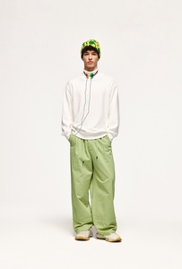 Sergé jambe large jambe droite pantalon <span class=keywords><strong>cargo</strong></span> ample 2024 printemps nouvelle <span class=keywords><strong>marque</strong></span> de mode hommes <span class=keywords><strong>Cargo</strong></span> - Product Image 4