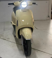 Scooter électrique rétro classique pour adultes, moteur sans balais 1500W, étanche, haute vitesse, batterie lithium amovible, style vintage, pour trajets urbains