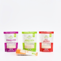 Sachet d'emballage refermable en Mylar imprimé sur mesure, à fermeture éclair, en plastique, pour snacks, chips et bœuf séché, fabrication directe