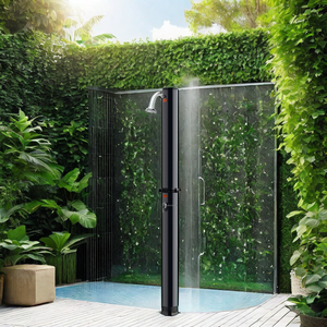 <span class=keywords><strong>Douche</strong></span> <span class=keywords><strong>solaire</strong></span> extérieure <span class=keywords><strong>Poolstar</strong></span> P2608/FT 35L en PVC noir, 2 sections, montage facile, chauffage en 3 heures, taille 218 cm, REACH ROHS BSCI - Product Image 1