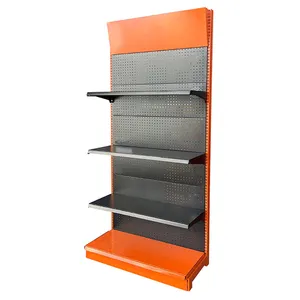 shop steel peg board metal floor pegboard counter display stand square tower showroom with peg hooks