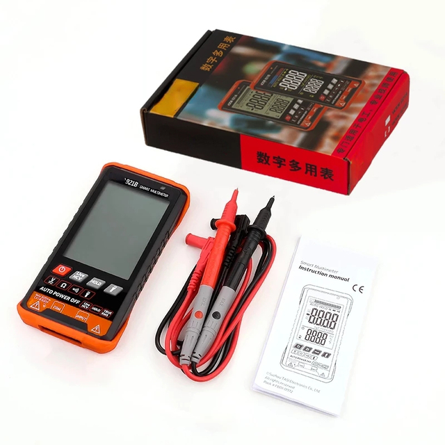 GOYOJO 921B 5999 counts smart pocket rms digital multimeter auto / manual range DC AC 600V NCV Line wire tester