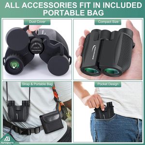 Chất lượng cao Hot Bán <span class=keywords><strong>New</strong></span> phong cách 10x25 Ống nhòm với tầm nhìn ban đêm ít Paul Kính thiên văn ngoài trời - Product Image 6