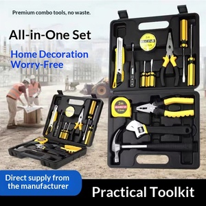 Boîte à outils complète multifonctionnelle pour la maison, grande boîte de rangement pour outils de réparation - Product Image 5