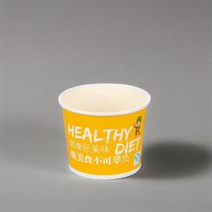 Seau en papier jetable écologique de haute qualité, rond, pour soupe, emballage alimentaire à emporter, bouillie, compatible micro-ondes, étanche - Product Image 5