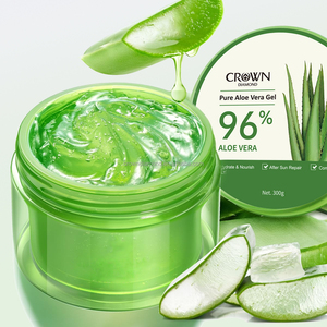 <span class=keywords><strong>Crema</strong></span> facial de <span class=keywords><strong>Gel</strong></span> de <span class=keywords><strong>Aloe</strong></span> <span class=keywords><strong>Vera</strong></span> puro 96% OEM Etiqueta Privada reparación hidratante calmante natural - Product Image 1