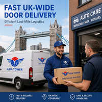 Transit maritime LCL + Express Chine-Royaume-Uni DDU Dédouanement Transporteurs DHL/UPS/FedEx Assurance pour marchandises courantes et pièces automobiles