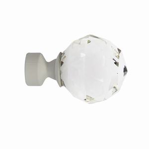 LOFT LINE - ปลายม่านทรงเพชร สีขาว - Product Image 1