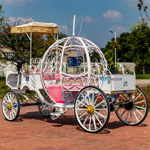 Hermoso Carruaje de Calabaza de Cenicienta <span class=keywords><strong>para</strong></span> Bodas y Decoración Navideña al Aire Libre - Product Image 2