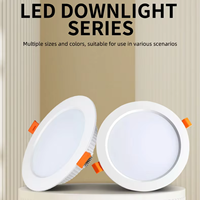 Downlights encastrés de qualité supérieure homologués Bis, 12W 15W 18W 24W, panneau LED SMD pour usage commercial