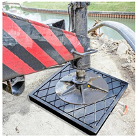 Plaque de stabilisation UHMWPE pour grue mobile, plateforme élévatrice, camion-grue et excavatrice, pour levage sécurisé sur chantier