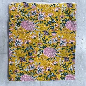 Tissu de robe en coton indien léger, doux, respirant, écologique, de couleur rose floral uni, de haute qualité, pour filles et garçons, origine Yard - Product Image 5