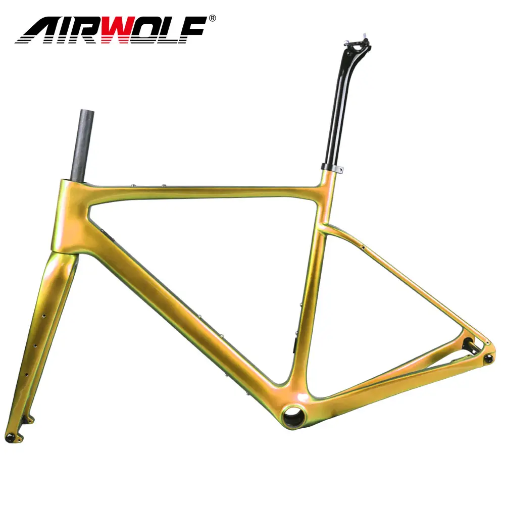 Airwolf T1100 karbon çakıl bisiklet diski Roto boyutu 140/160mm disk fren yol çerçeve 56