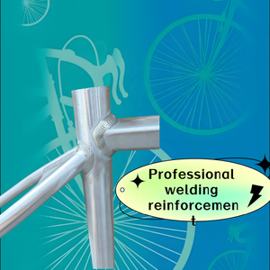 Cadre de vélo de montagne Worldcycle HL27.5M01 26 pouces en aluminium 6061 sablé brut, frein à disque, cadre rigide, personnalisé - Product Image 3