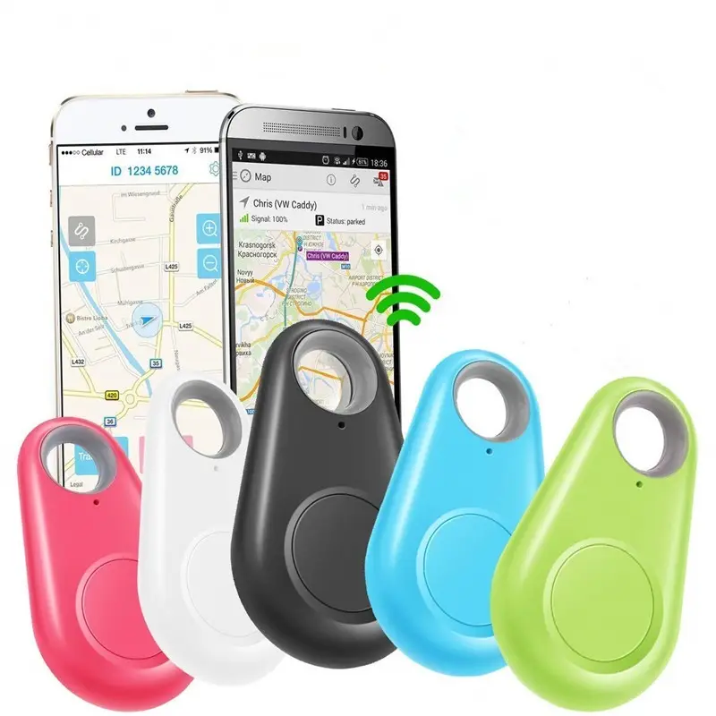 Produttore nuovo Design goccia d'acqua Wireless blu dente allarme Anti perso Smart Phone localizzatore di chiavi localizzatori GPS per animali domestici