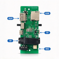 Modul PCBA Penguat Audio Stereo HiFi Papan Penerima Nirkabel untuk Pembuatan Speaker DIY