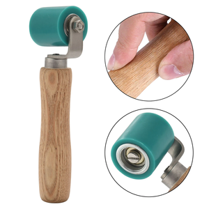 28-80mm <b>Silicone</b> Seam Brass Roller <b>Tool</b> PVC TPO EPDM Roofing Vinyl Banner Welding Roller - Product Image 4