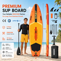 Planche de paddle gonflable 11'6''*35''*6'' pour sports nautiques, planche de surf SUP personnalisée