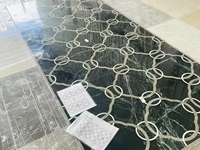 Luxus Design europäischen und amerikanischen Stil Marmor Wasserstrahl Teppich Mosaik maßge schneiderte Dekoration Marmor fliesen Boden Medaillons