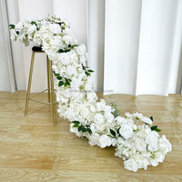 Chemin de table floral artificiel de 2 m pour arche de mariage et décoration de mariage