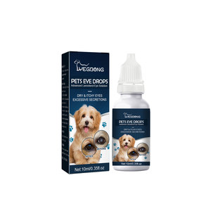 Gocce Oculari Yegbong per Cani e Gatti - Sollievo dalle Macchie Lacrimali e Pulizia degli <span class=keywords><strong>Occhi</strong></span> 10ml/Scatola con Glicerina e Pantenolo - Product Image 1