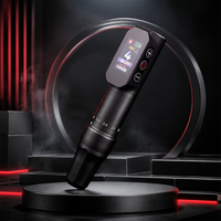 EASYART Machine à tatouer électrique en alliage, moteur à cuve creuse, batterie rechargeable 2000 mAh, course réglable 2,0-3,5 mm, 12000 tr/min, cartouche