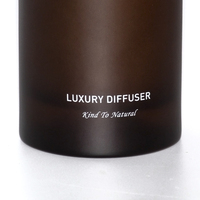 Mescente luxe givré unique bouteille en verre bâtons de rotin roseau diffuseur coffret cadeau