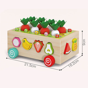 Trò Chơi Cà Rốt Đa Chức Năng Vui Nhộn Trẻ Em Giáo Dục Sớm Đồ Chơi Trẻ Em Nhổ Củ Cải Đồ Chơi Cho Đồ Chơi Bằng Gỗ Phù Hợp Với Trò Chơi - Product Image 4