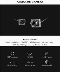 Caméra HD Walksnail Avatar avec câbles de 14 cm et 9 cm, 1080P FOV, drone FatShark Dominator certifié OED, garantie de 6 mois - Product Image 6