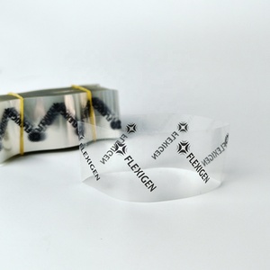 Tem nhãn co nhiệt <span class=keywords><strong>PVC</strong></span> kích thước tùy chỉnh cho chai nhựa, lọ thủy tinh, cổ chai có lỗ, in sẵn, trong suốt, niêm phong - Product Image 3