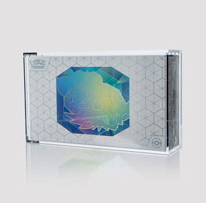 Étui de présentation en acrylique transparent résistant aux UV personnalisé en usine pour la boîte de collection Pokémon Terapagos EX Ultra <span class=keywords><strong>Premium</strong></span> avec couvercle magnétique - Product Image 1